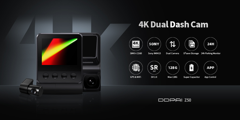 Z50 4K Dual Dash Cam-2