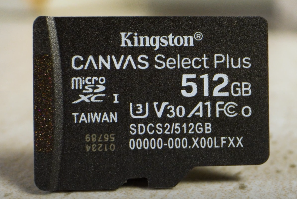 Kingston 512GB SD Card